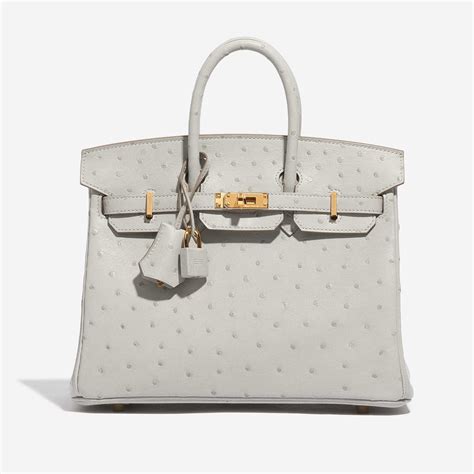 b25 ostrich hermes|Hermes birkin 25cm.